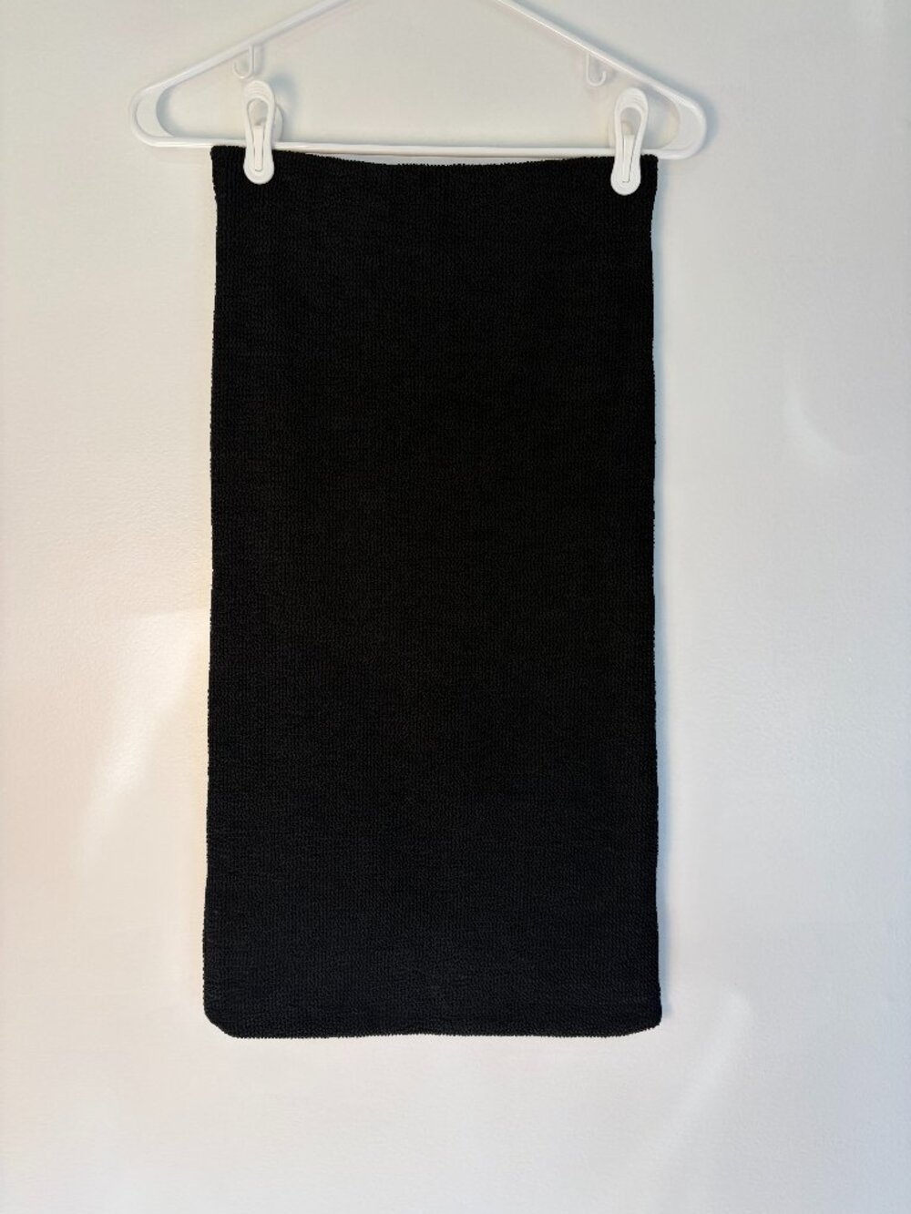 Steve Madden Black Textured Pencil Skirt